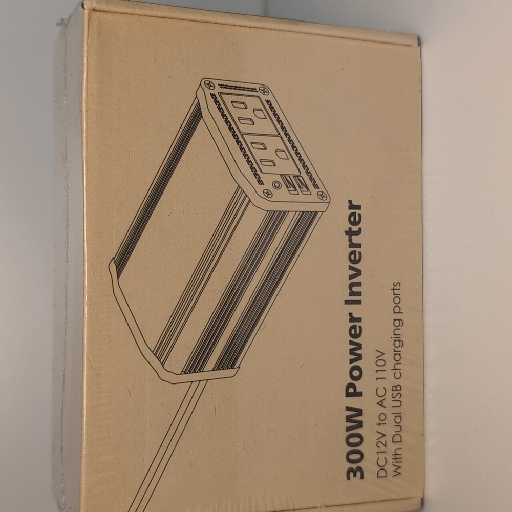 300W Power Inverter with Dual USB Ports